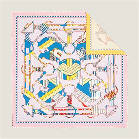 hermes tatersale scarf|Tatersale en Zigzag double face scarf 90 .